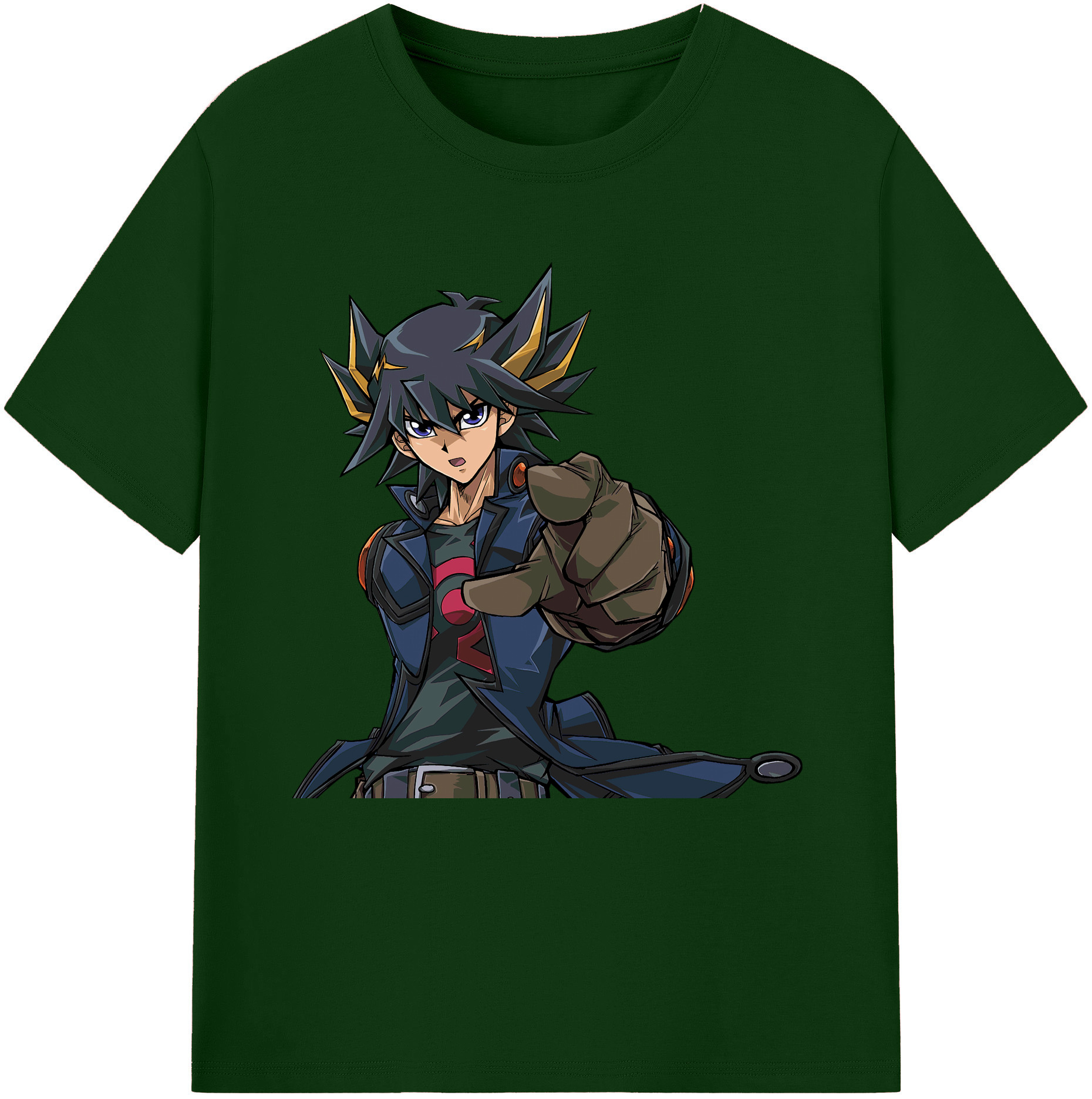 （画像用） 遊☆戯☆王 Yu-Gi-Oh! 綿100％半袖Tシャツ（フロントプリント）